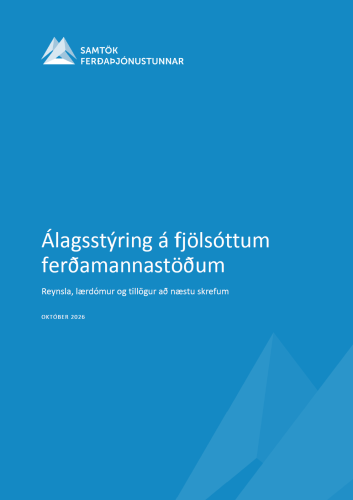 Álagsstýring skýrsla forsíða